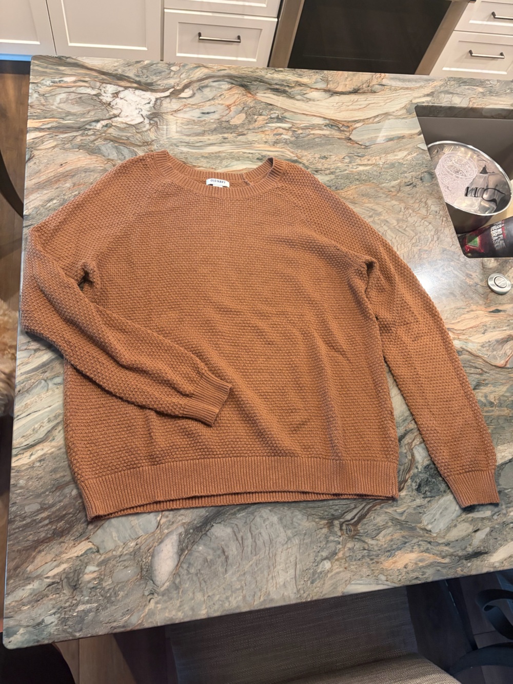 Old Navy Women's Crewneck Sweater in Chestnut Brown